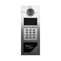 پنل آیفون تصویری کدینگ کارتی آلدو مدل لوکس نقره ای