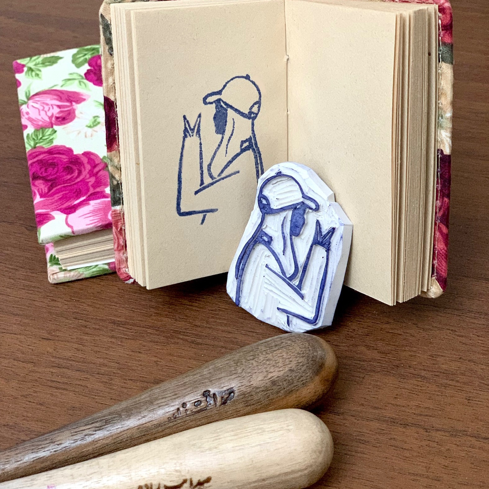 مهر دستساز لینولئوم-طرح سفارشی