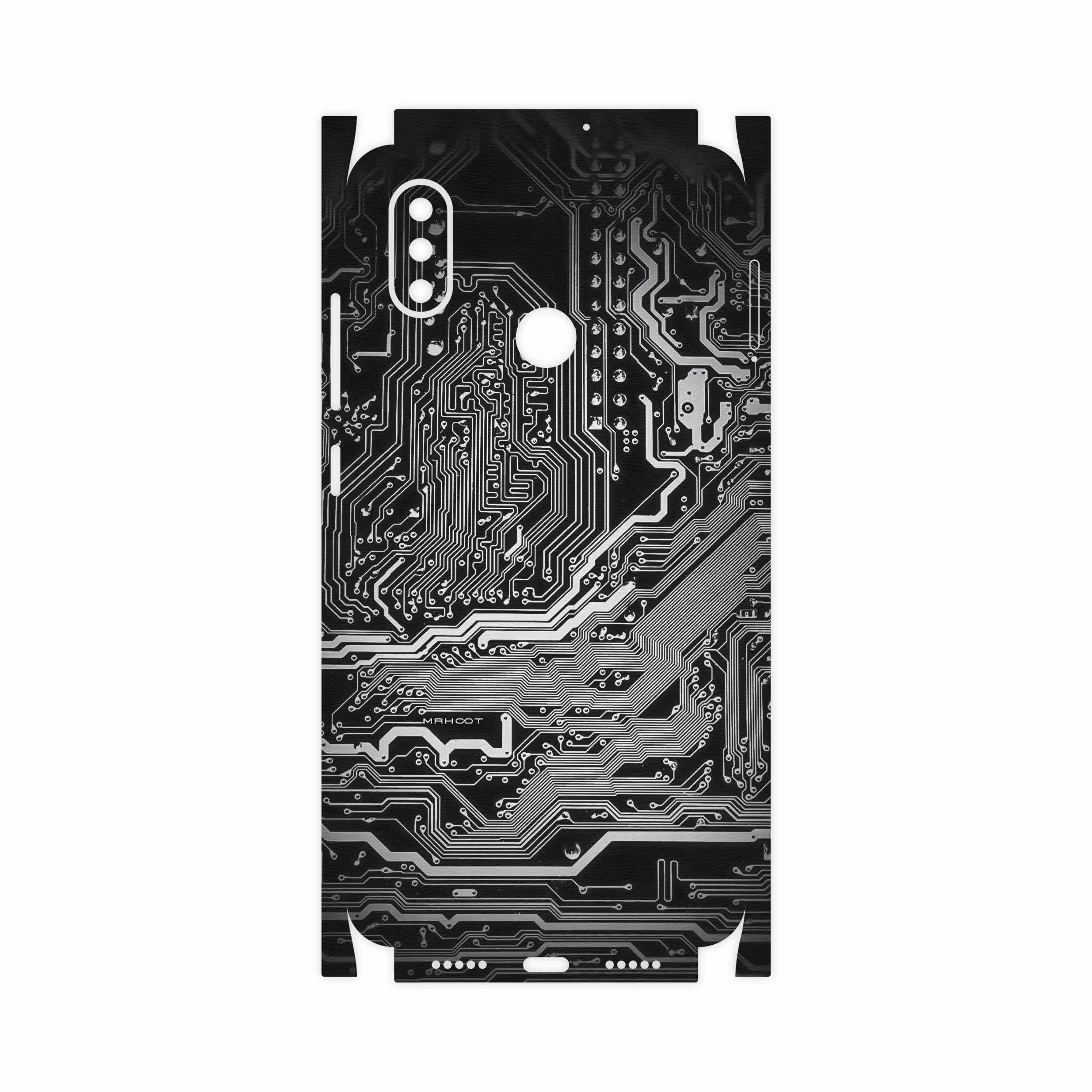 برچسب پوششی ماهوت مدل Black Printed Circuit Board-FullSkin مناسب برای گوشی موبایل شیائومی Mi 8
