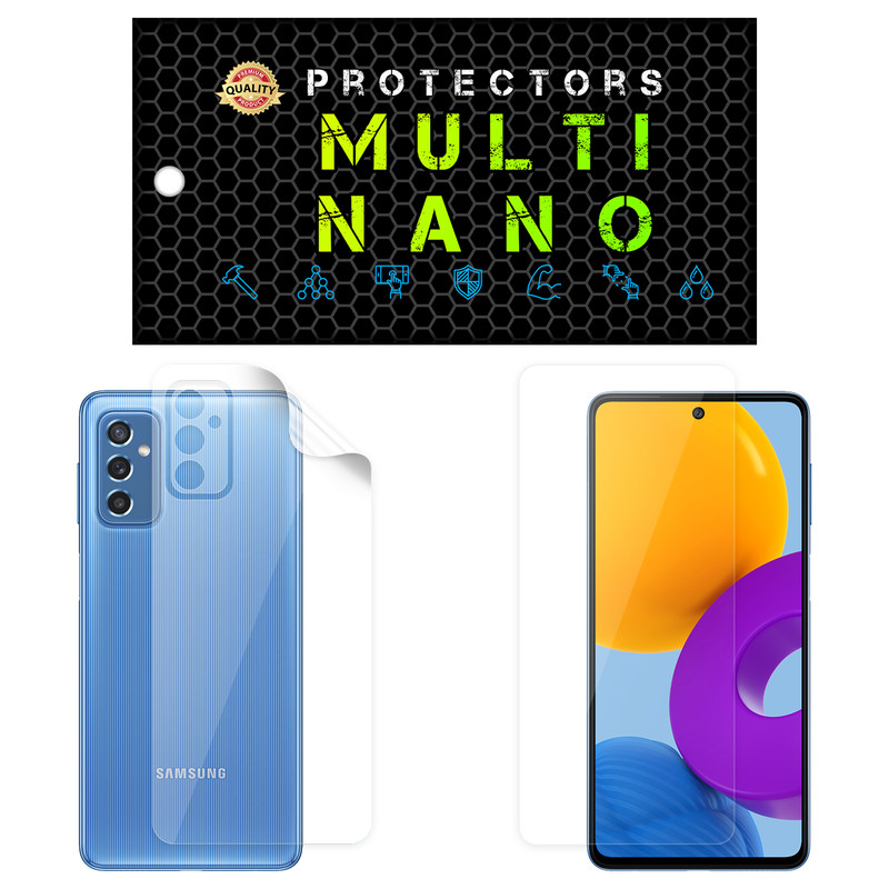 محافظ صفحه نمایش مولتی نانو مدل X-SFT مناسب برای گوشی موبایل سامسونگ Galaxy M52 5G به همراه محافظ پشت | کالا برتری