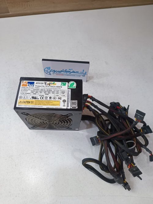 پاور 750 وات ACBEL نیمه ماژولار (سری قدیمی) کسری کابل / به همراه تبدیل ساتا