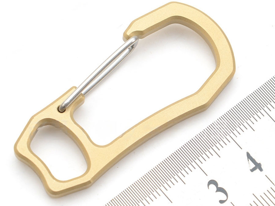 جاکلیدی برنجی طلایی رنگ Brass car key chain mini portable men&amp;#39;s