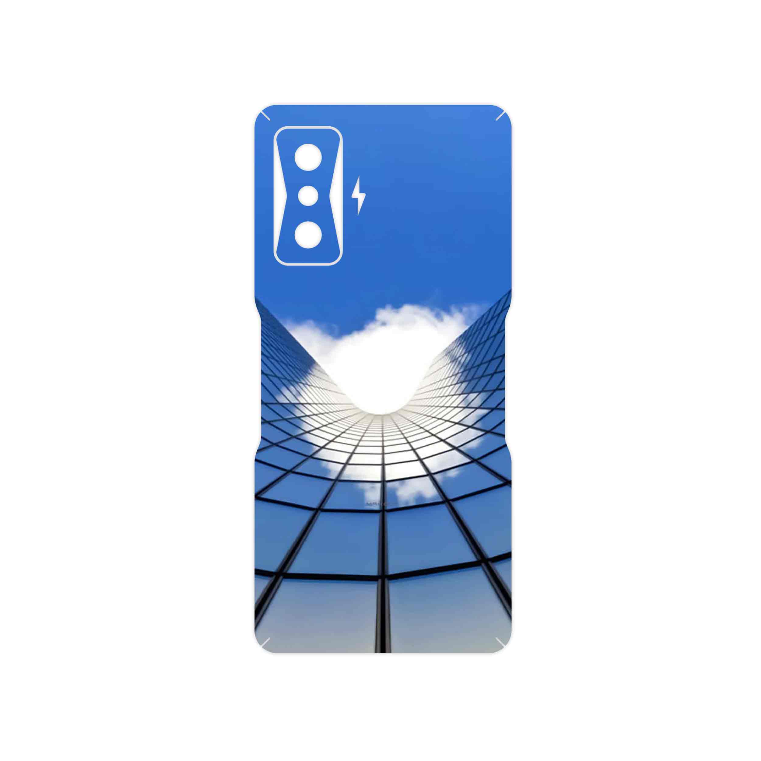 برچسب پوششی ماهوت مدل Glass skyscraper مناسب برای گوشی موبایل شیائومی Redmi K50 Gaming