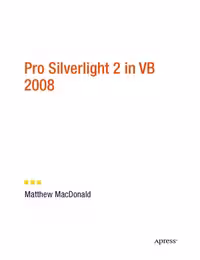 خرید و دانلود نسخه کامل کتاب Pro Silverlight 2 in VB 2008