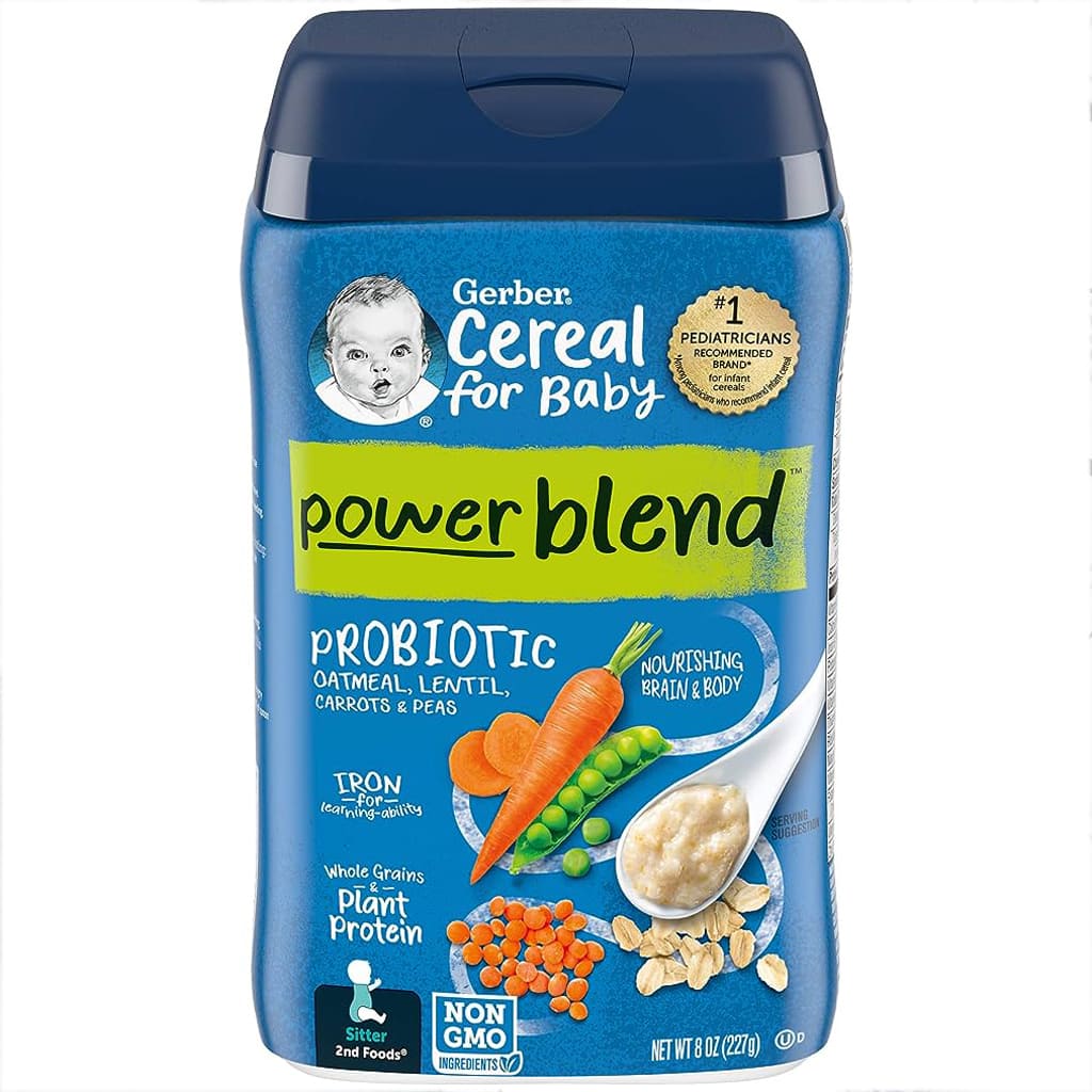 سرلاک پروبیوتیک غلات،نخودفرنگی عدس گربر Gerber