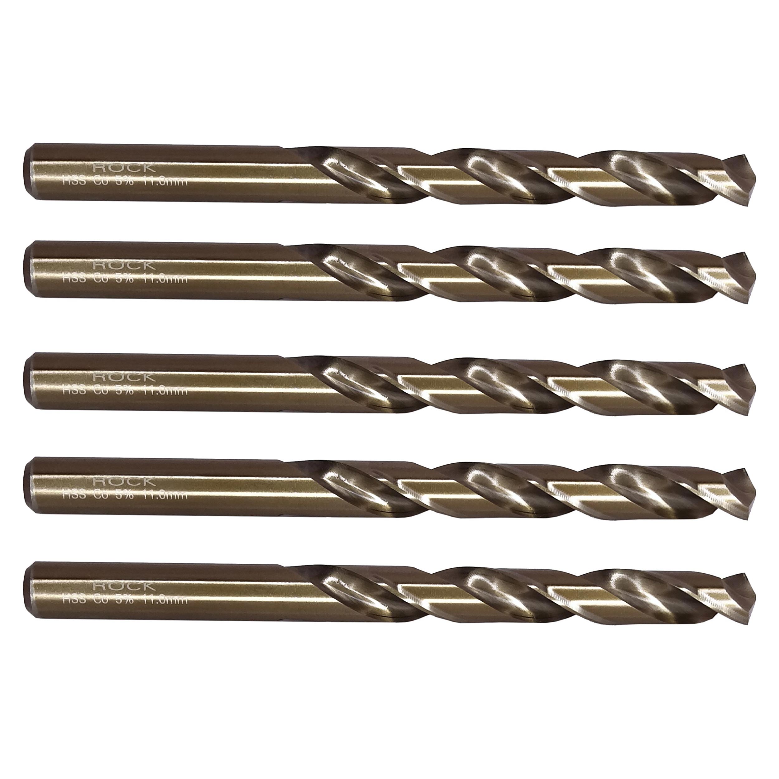 مته فلز کبالت راک مدل ART-RK-11mm سایز 11 میلی متر مجموعه 5 عددی