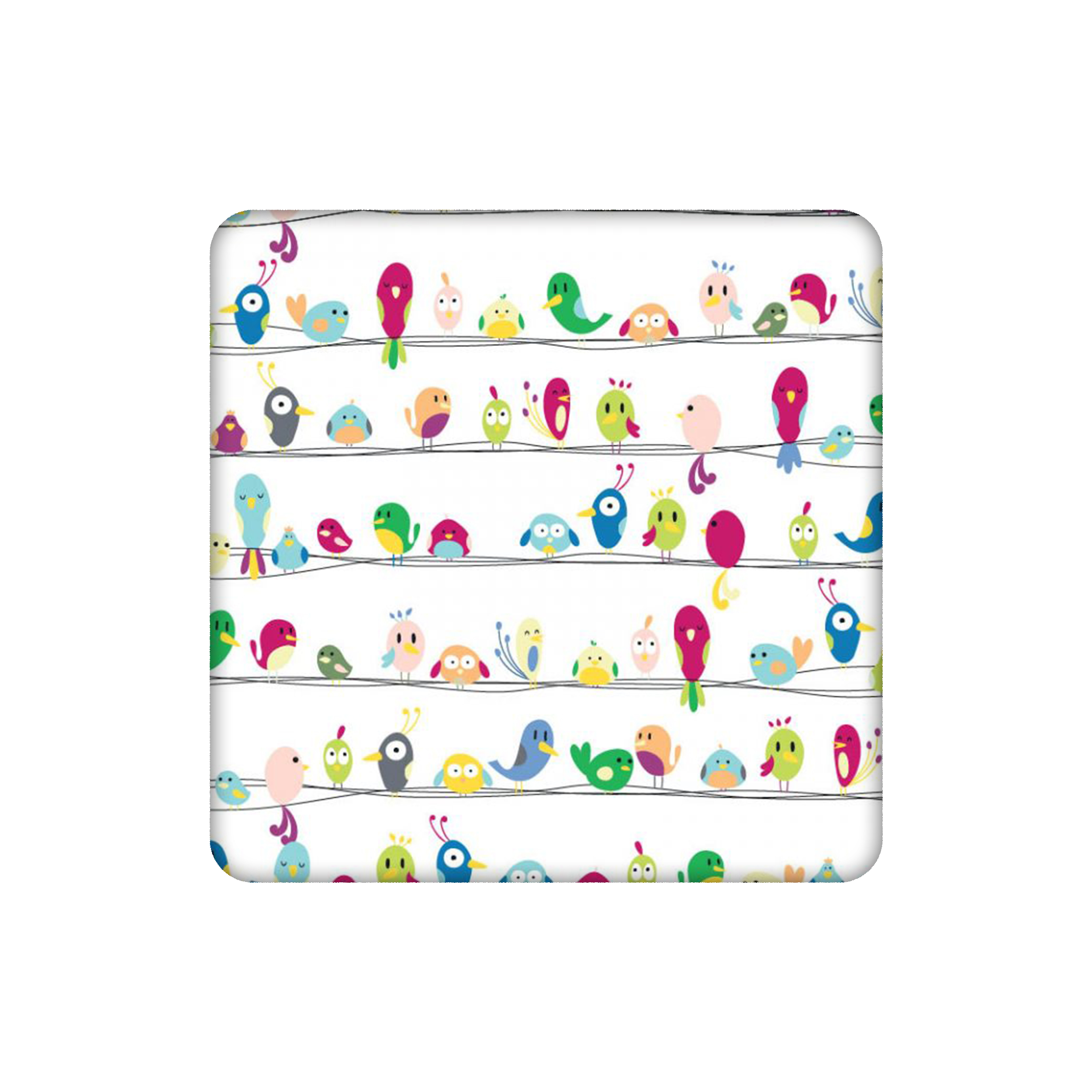 زیرلیوانی طرح گنجشک کد    5027114