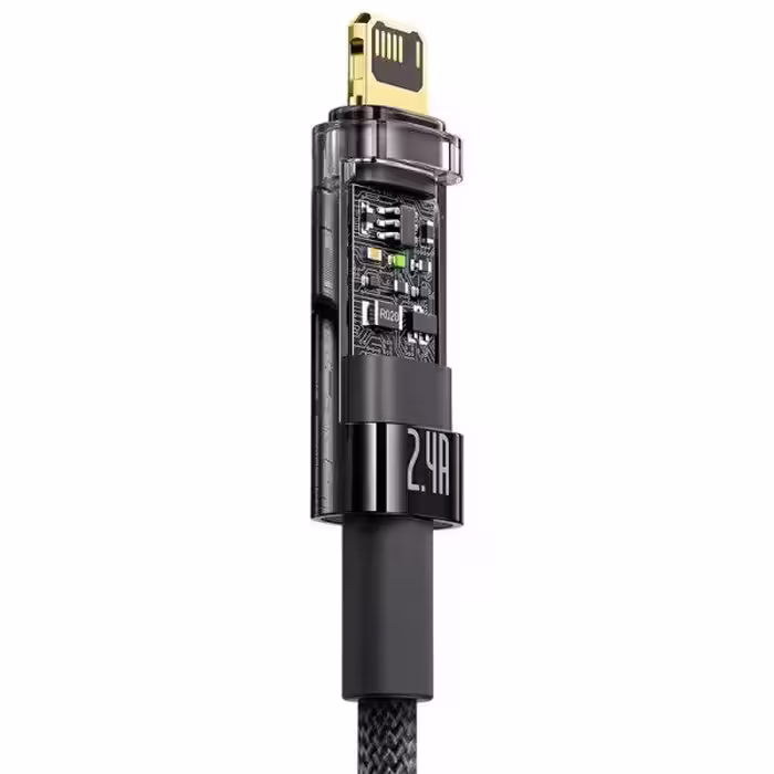 کابل تبدیل USB به لایتنینگ باسئوس مدل Auto Power-Off طول 2 متر