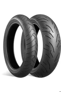 لاستیک موتورسیکلت موتور مجموعه 120 70Zr17 و 160 60Zr17 Bt023 عقب جلو Bridgestone