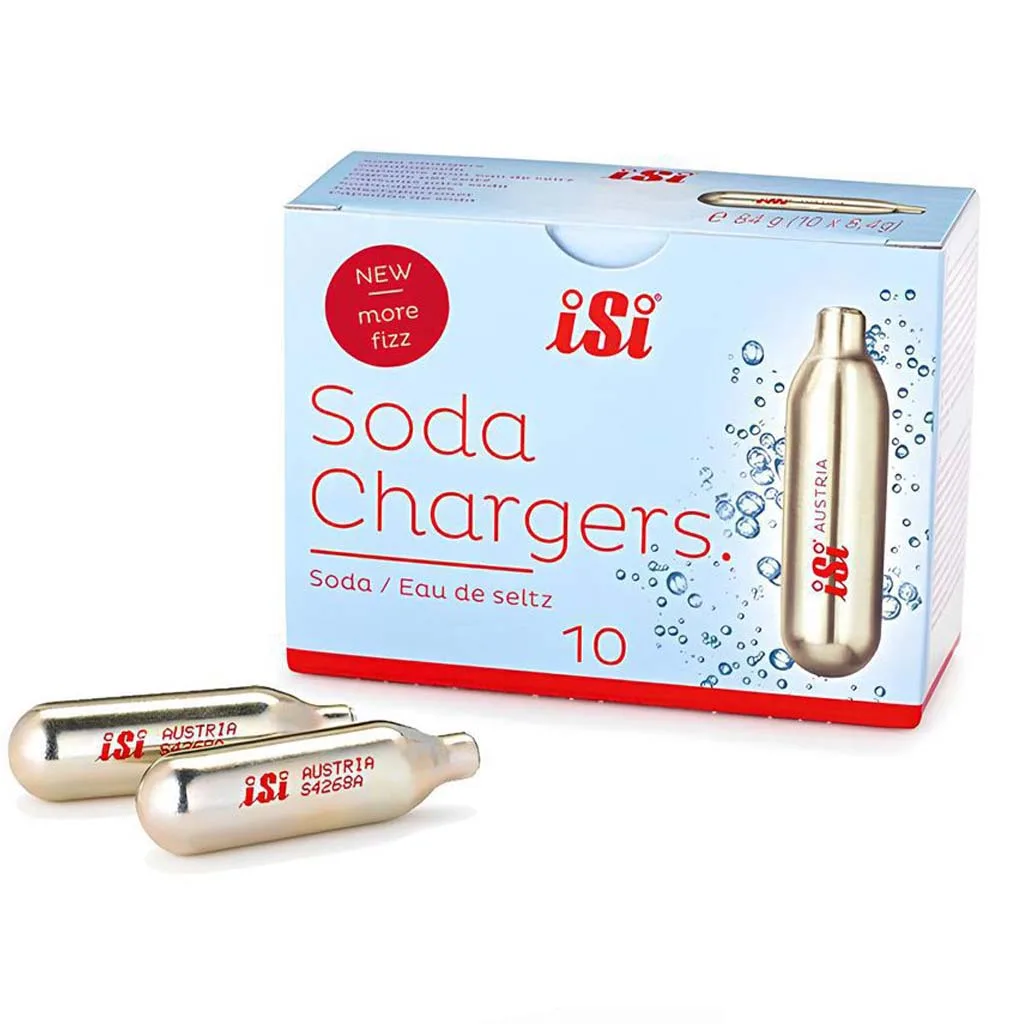 کپسول شارژ دستگاه سودا ساز ISI بسته 10 عددی