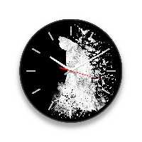 ساعت رومیزی راویتا مدل بتمن کد 3403 در رنگ های مشکی و سفید