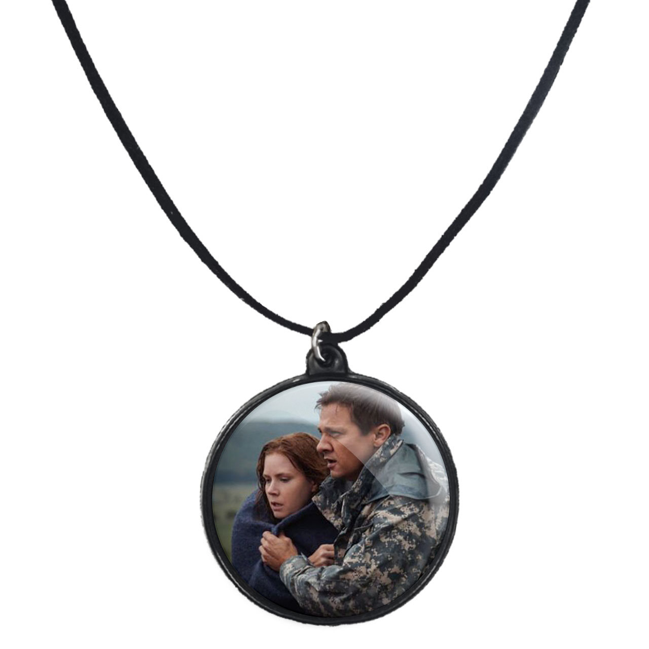 گردنبند پرمانه طرح Arrival کد pmb.22755 مدل دو طرفه