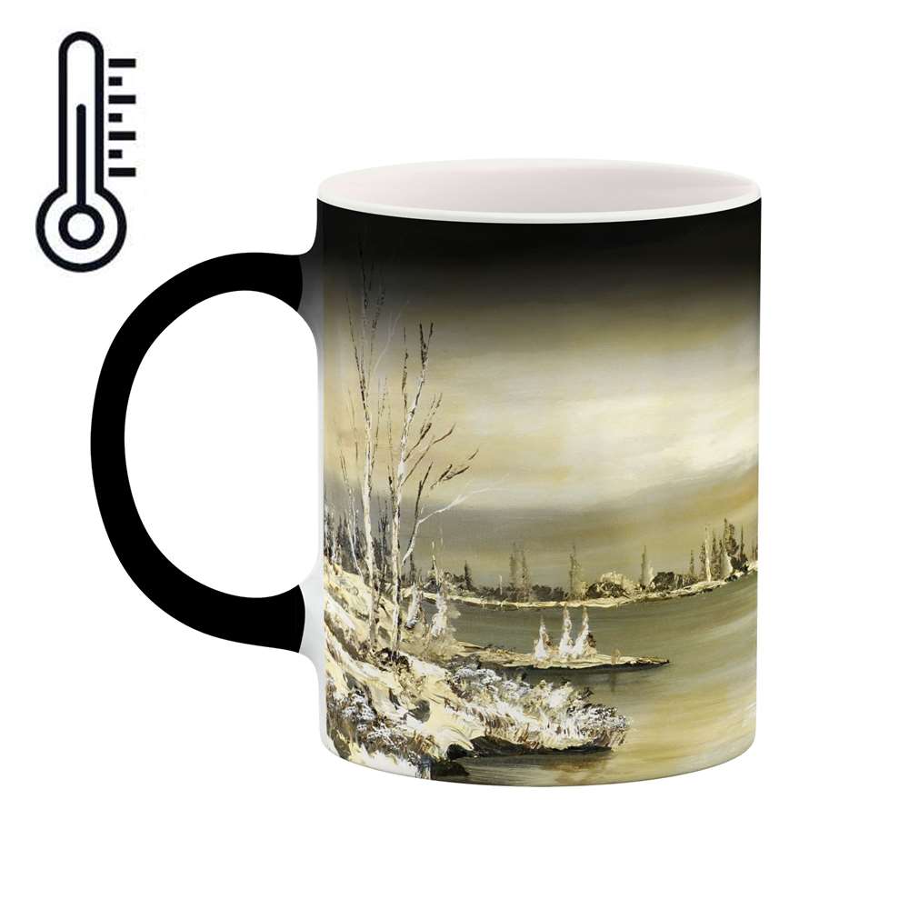 ماگ حرارتی کاکتی طرح نقاشی مدل mgh13661