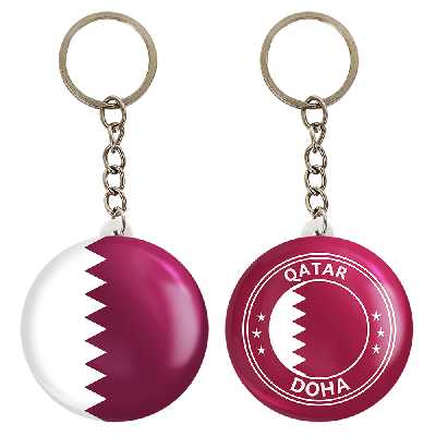 جاکلیدی خندالو مدل پرچم قطر کد 2042920431 مجموعه 2 عددی