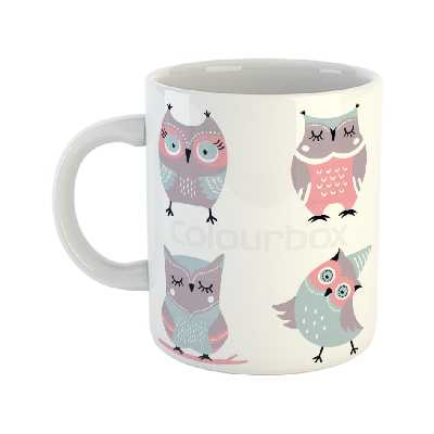 ماگ طرح جغد کد 213