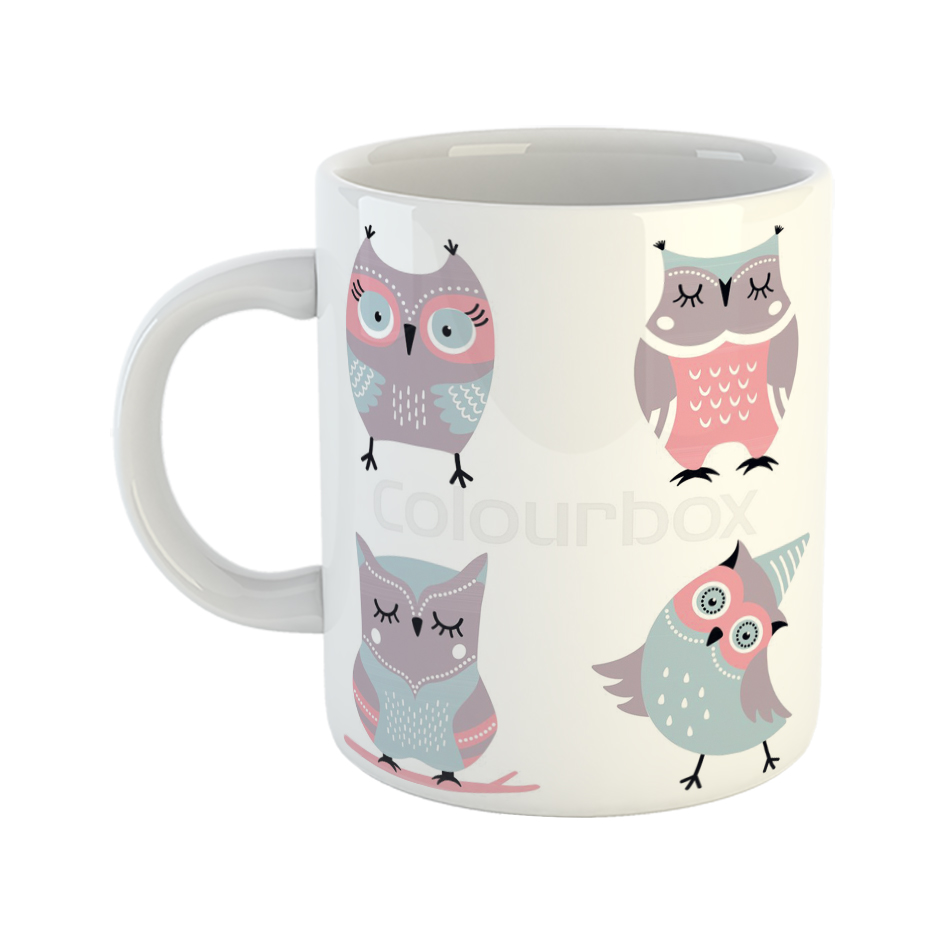 ماگ طرح جغد کد 213