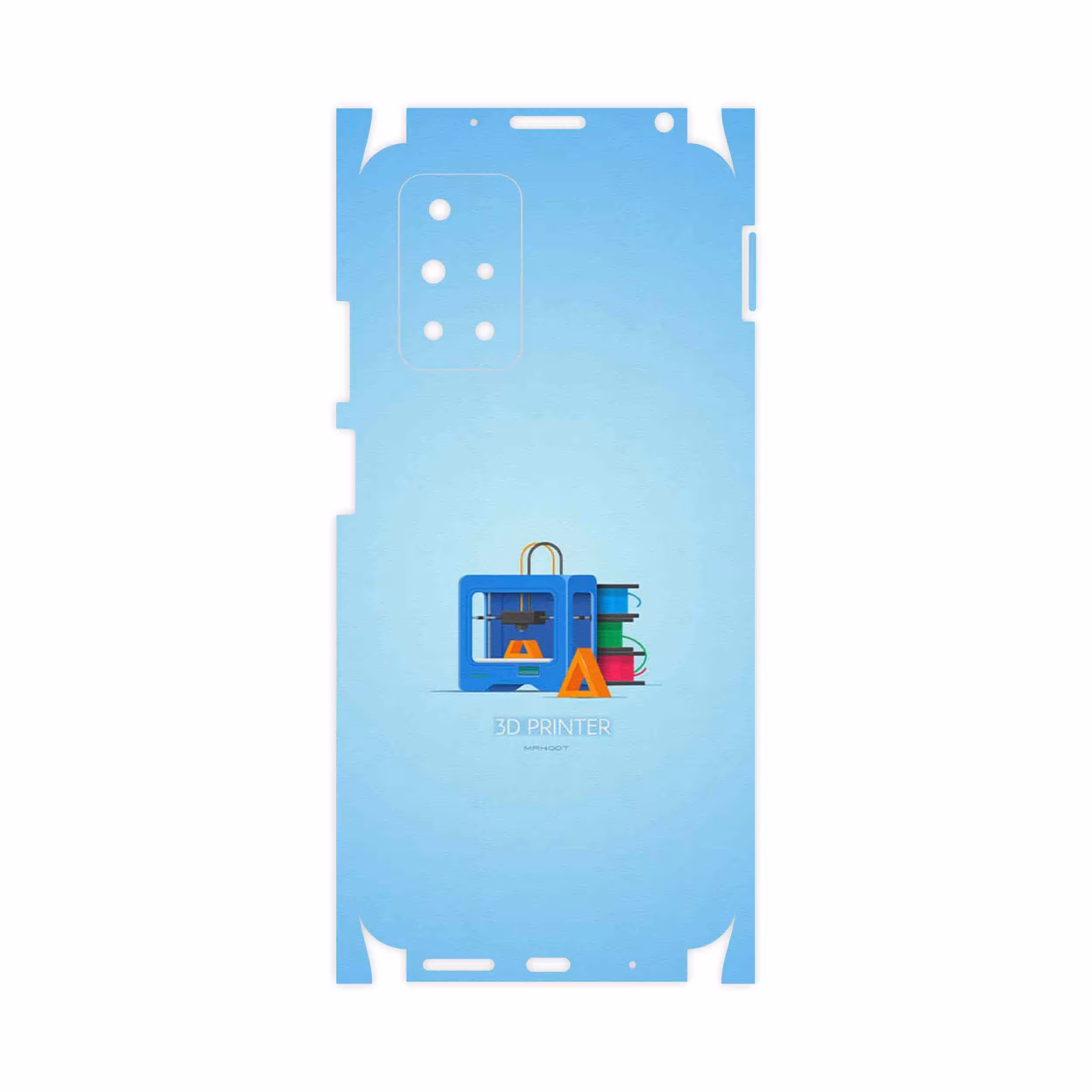 برچسب پوششی ماهوت مدل 3D Printer-FullSkin مناسب برای گوشی موبایل شیائومی Redmi 10 Prime