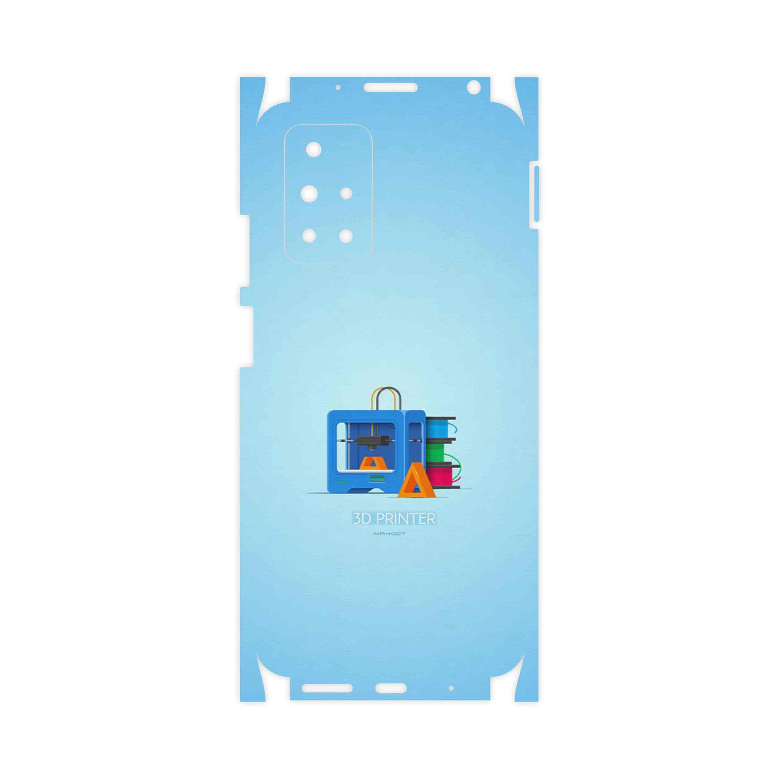 برچسب پوششی ماهوت مدل 3D Printer-FullSkin مناسب برای گوشی موبایل شیائومی Redmi 10 Prime