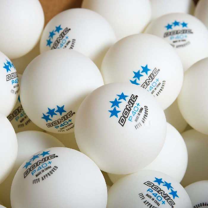 توپ پینگ پنگ دونیک مدل p40  3star بسته 120 عددی