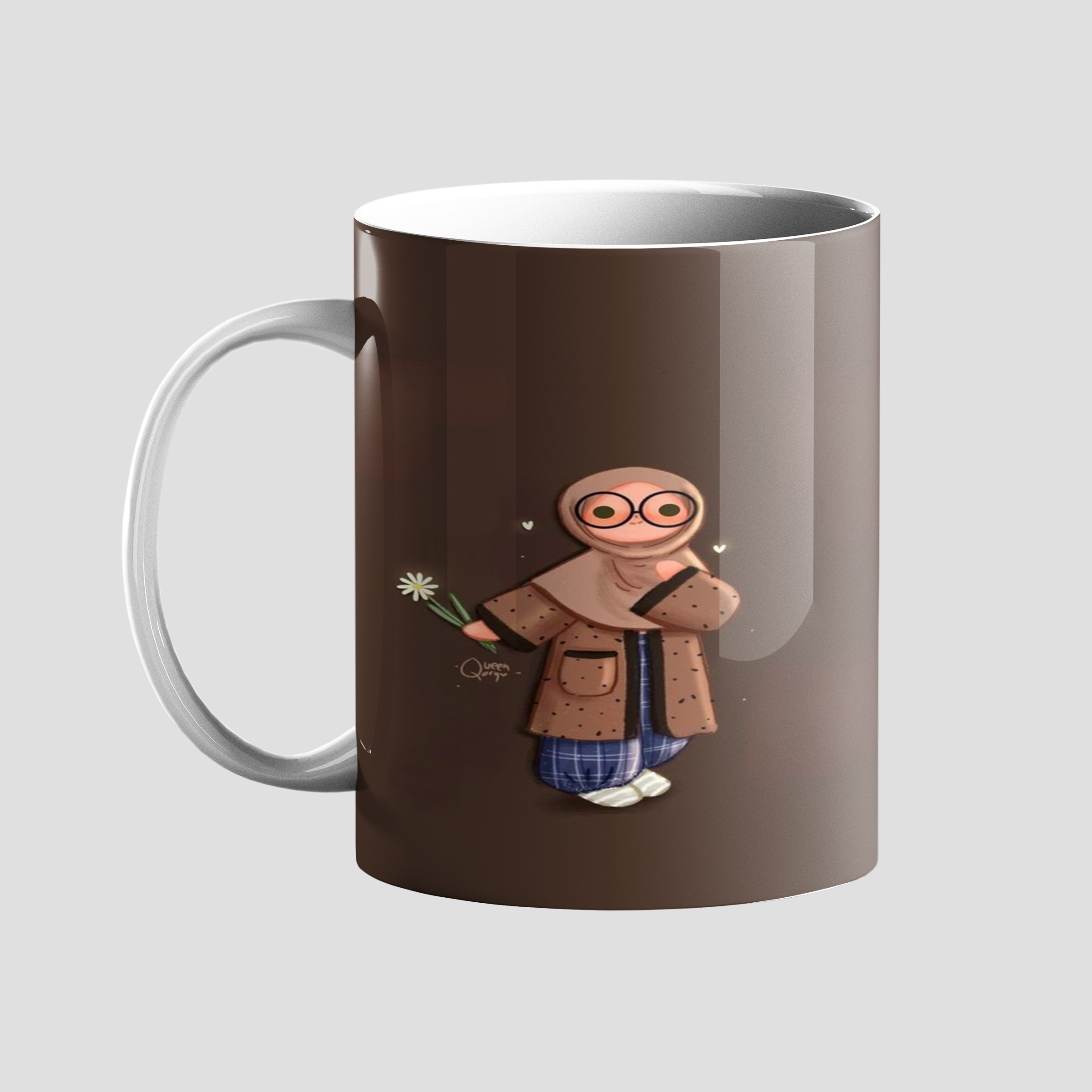 ماگ طرح دختر کد 284