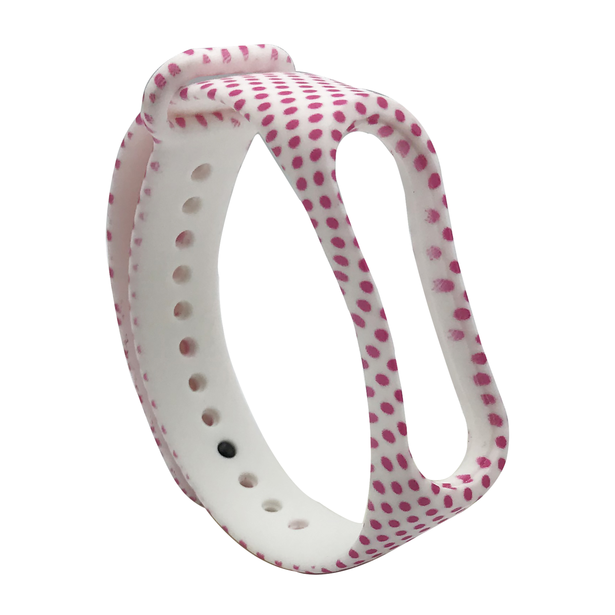 بند طرح نقطه مدل PNK034 مناسب برای مچ بند هوشمند شیائومی Mi Band 3 /Mi Band 4