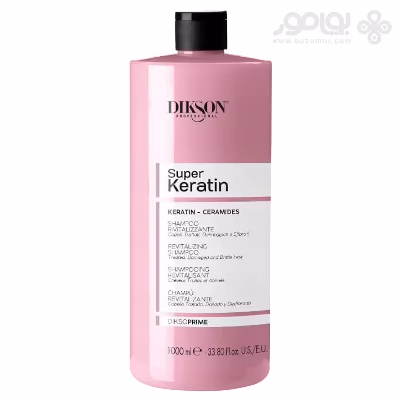 شامپو احیا کننده دیکسون پرایم مدل SUPER KERATIN حجم 1000 میل