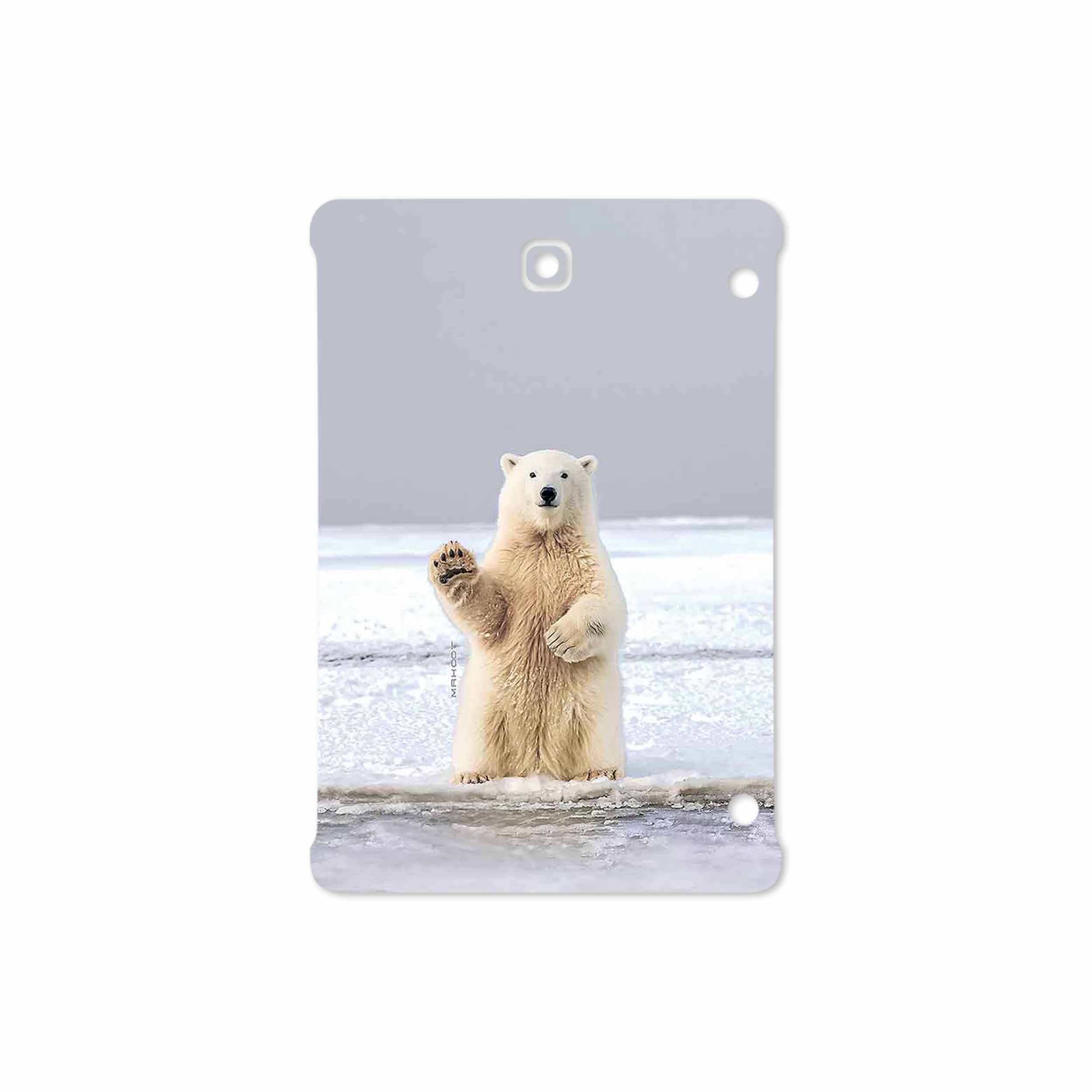 برچسب پوششی ماهوت مدل Polar bear مناسب برای تبلت سامسونگ Galaxy Tab S2 8.0 2015 T715