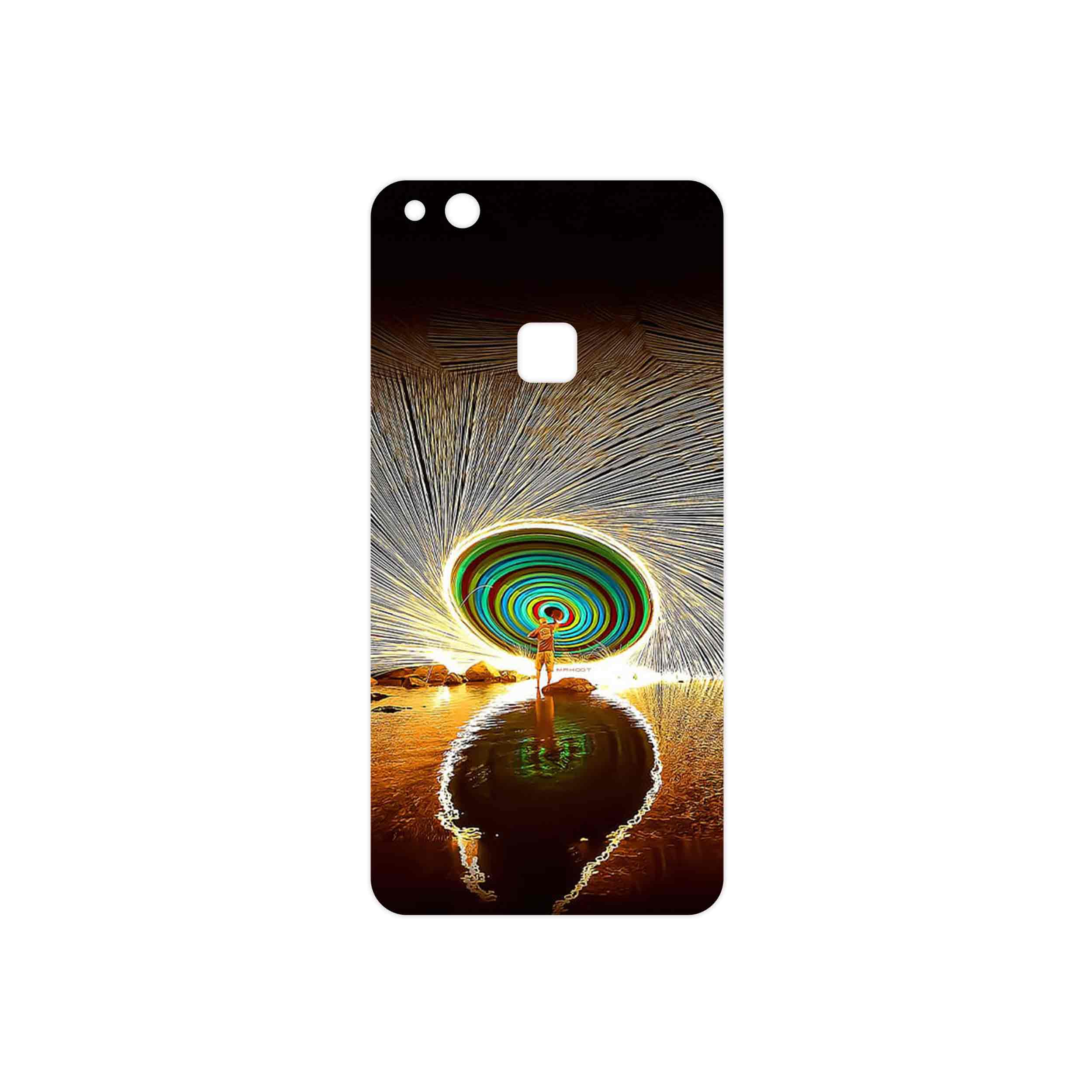 برچسب پوششی ماهوت مدل Night Light Fountain مناسب برای گوشی موبایل هوآوی P10 Lite