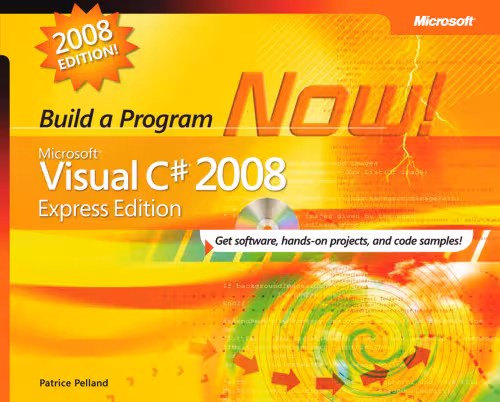 خرید و دانلود نسخه کامل کتاب Microsoft Visual C# 2008 Express Edition: Build a Program Now!