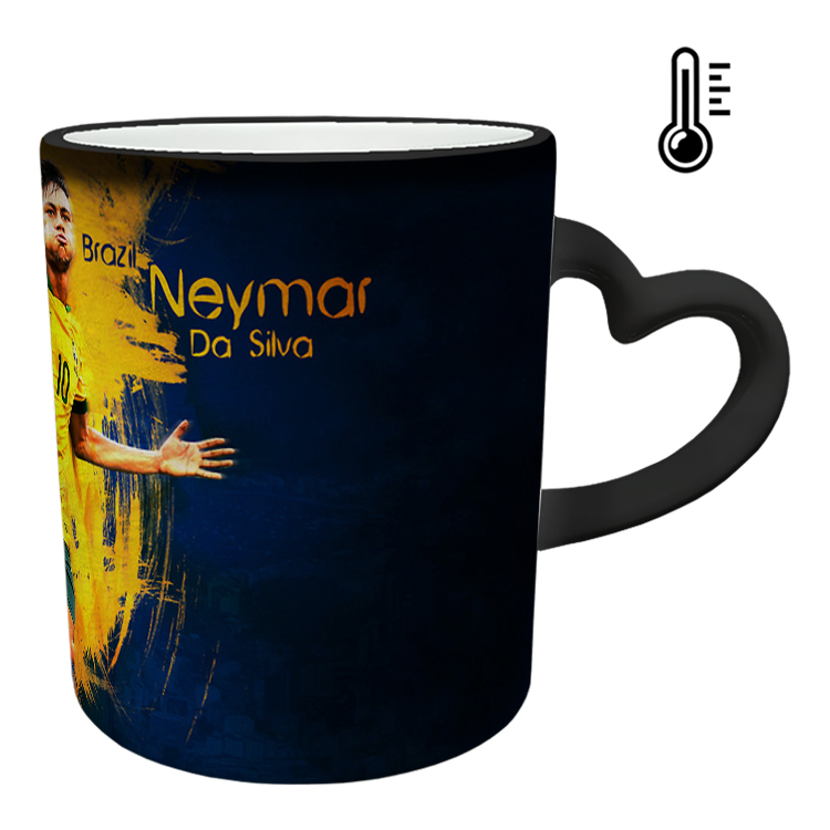 ماگ حرارتی مدل دسته قلبی طرح نیمار کد 78