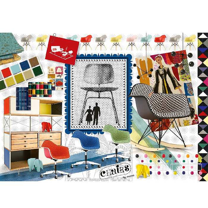 پازل 1000 تکه راونزبرگر مدل Eames Design Spectrum کد 16900