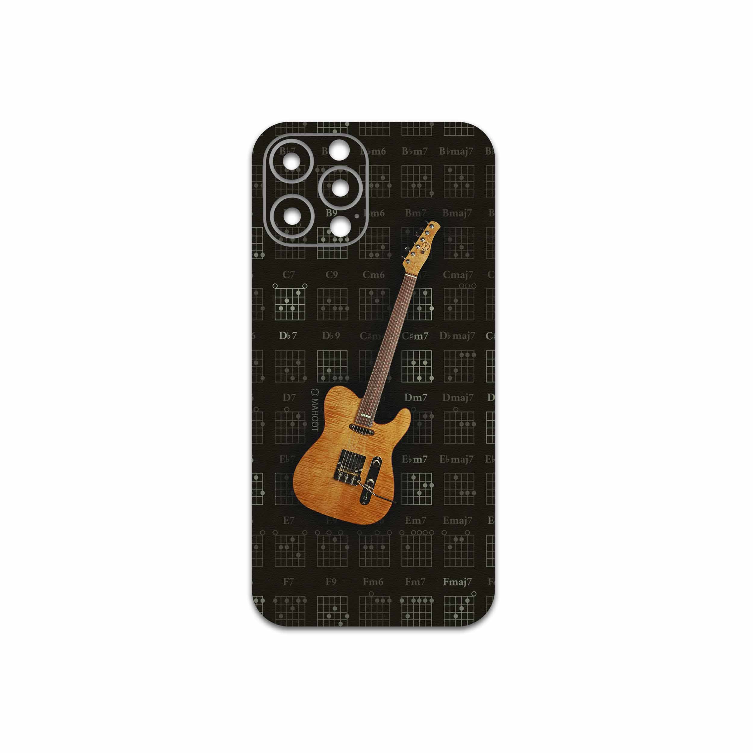 برچسب پوششی ماهوت مدل Guitar-Instrument مناسب برای گوشی موبایل اپل iPhone 12 Pro Max