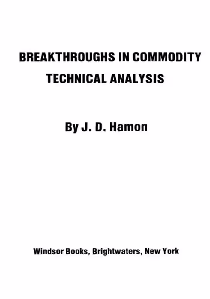 خرید و دانلود نسخه کامل کتاب Breakthroughs in Commodity Technical Analysis