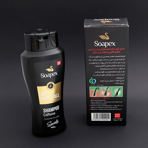 شامپو ضد ریزش مو سوپکس مدل کافئین Caffeine حجم 400میل 90424
