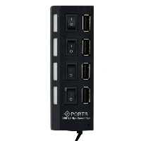 هاب 4Port USB2.0 کلید دار