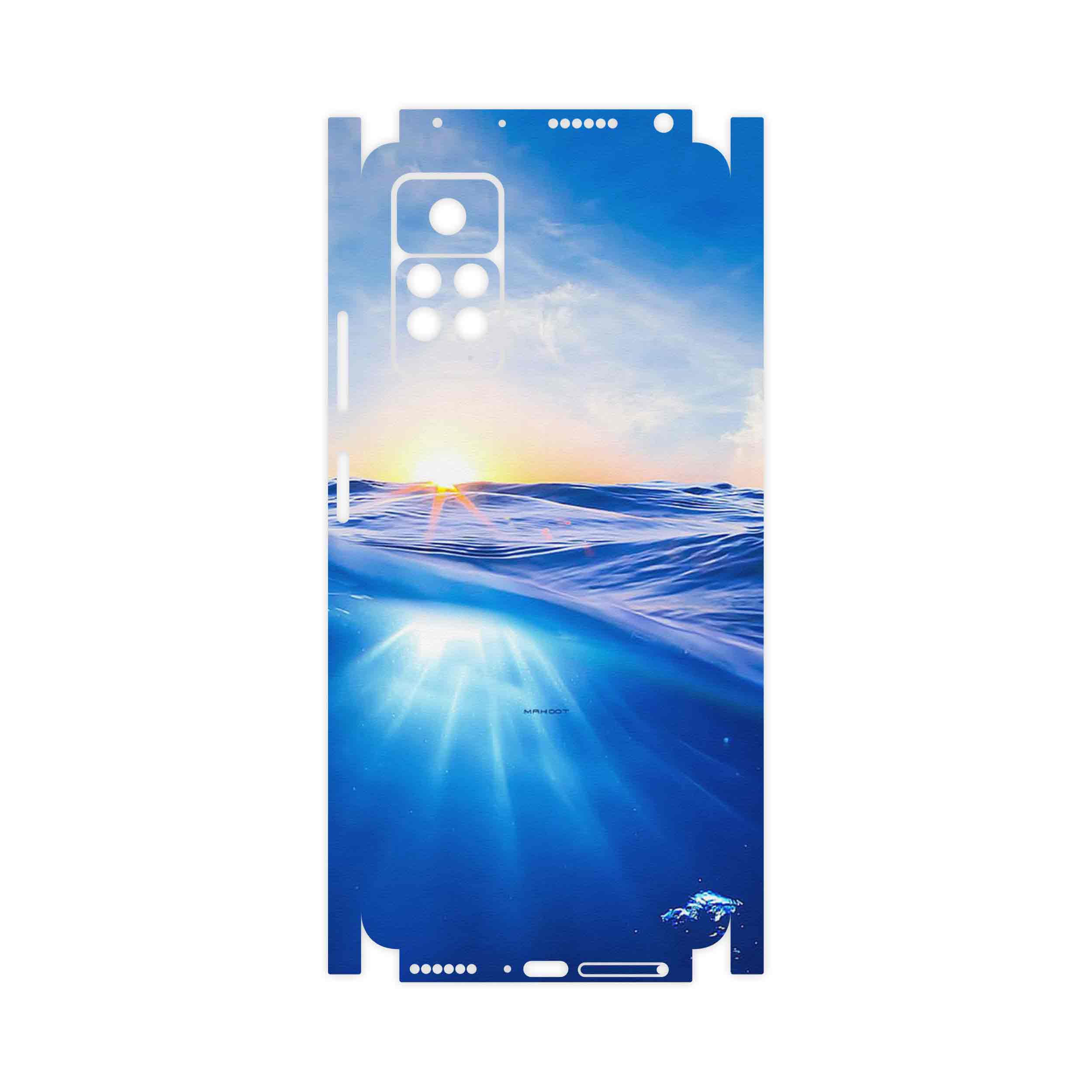 برچسب پوششی ماهوت مدل Ocean-FullSkin مناسب برای گوشی موبایل شیائومی Redmi Note 11 Pro 5G