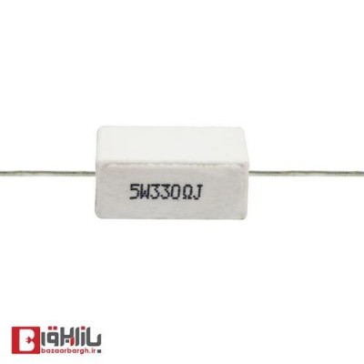 مقاومت آجری 330 کیلو اهم 5 وات