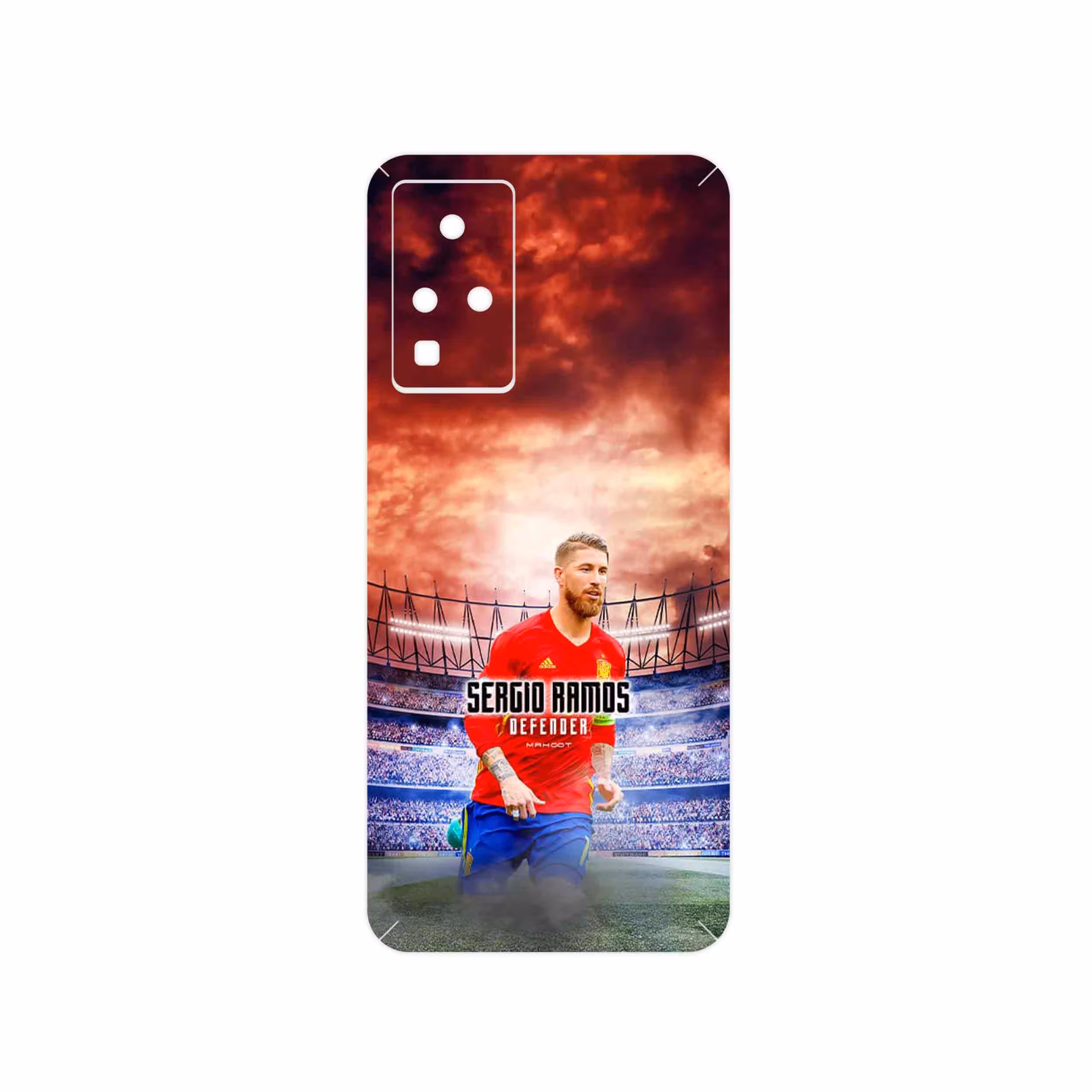 برچسب پوششی ماهوت مدل Sergio Ramos مناسب برای گوشی موبایل اینفینیکس Zero X