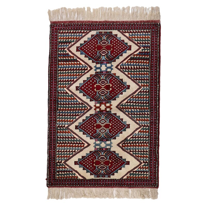 فرش دستبافت دو متری طرح خراسان کد 40206144(فروش چکی 6 ماهه با کد تخفیف farshgereh)