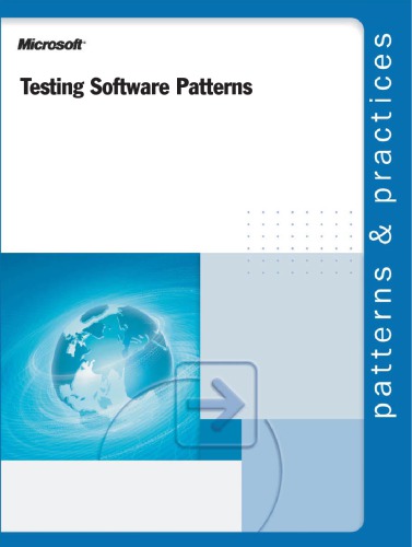 خرید و دانلود نسخه کامل کتاب Testing Software Patterns