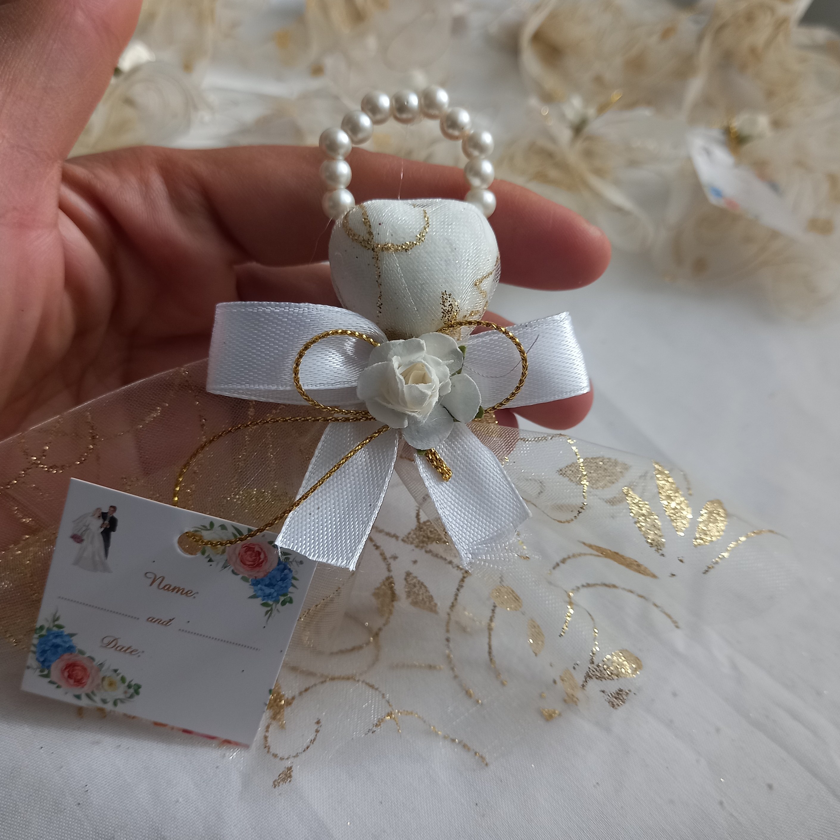 پک 15 تایی گیفت قندمدل لباس عروس