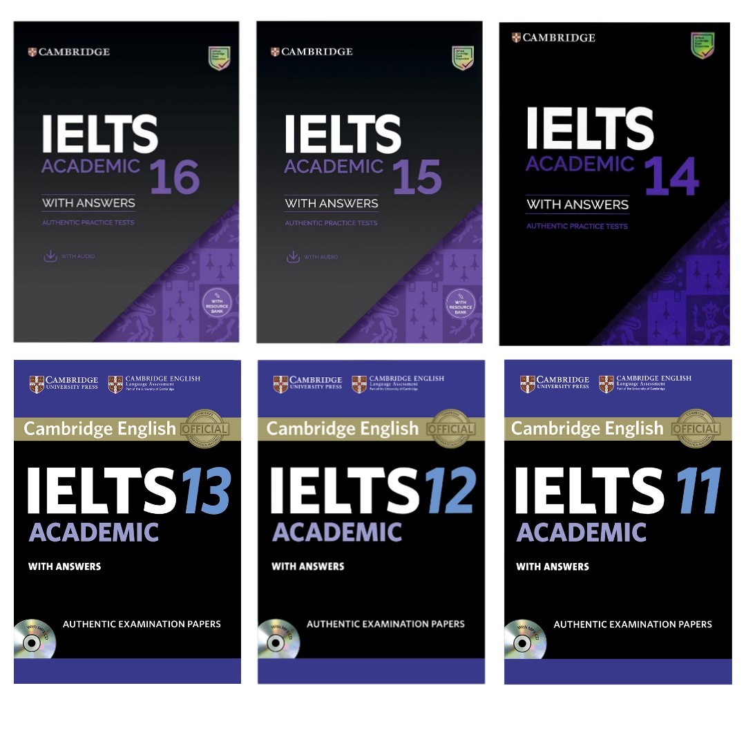 کتاب IELTS Cambridge 11 - 16 Academic اثر جمعی از نویسندگان انتشارات کمبریج 6جلدی