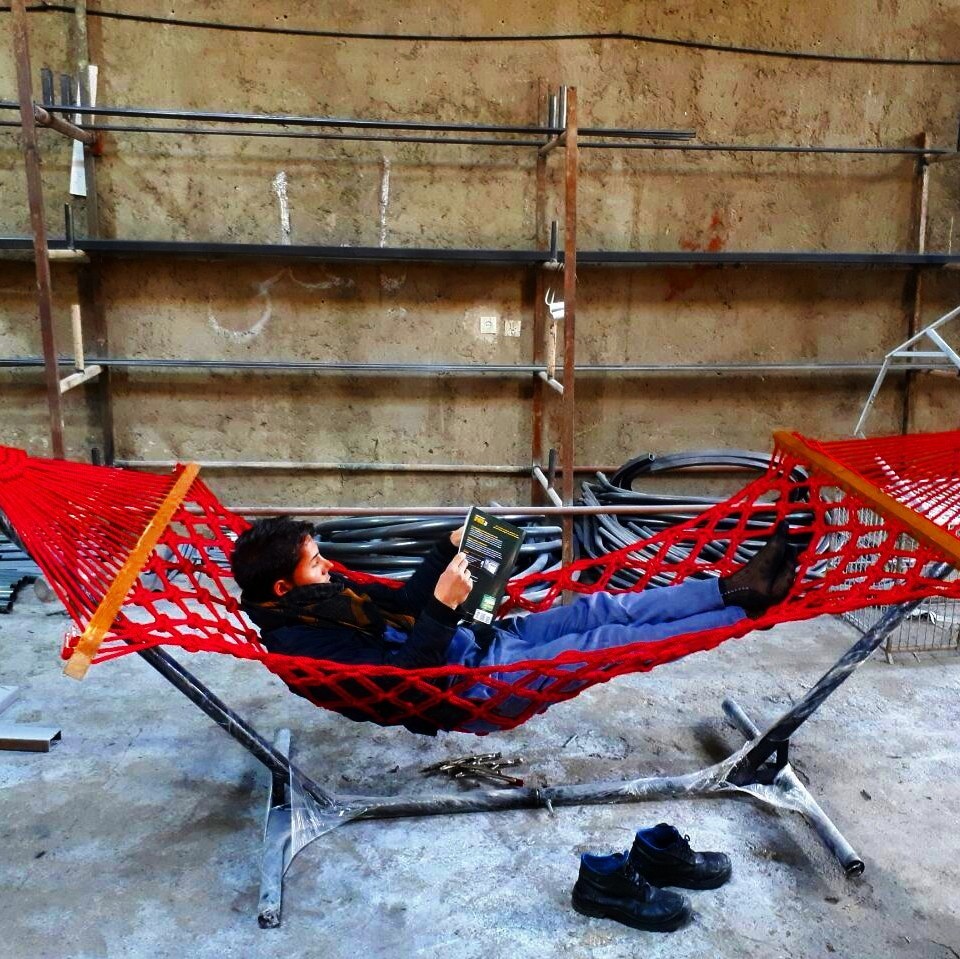 پایه تاب ریلکسی تحمل وزن 160 کیلو رنگ استاتیک