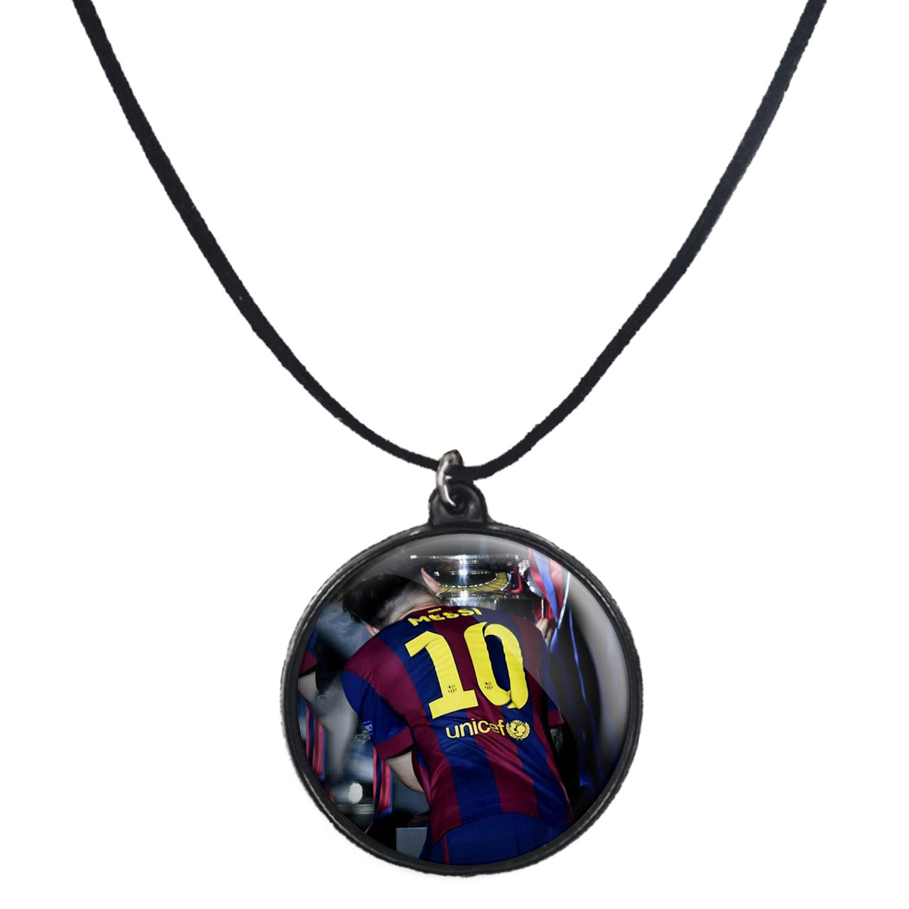 گردنبند پرمانه طرح مسی کد pmb.8639 مدل دو طرفه