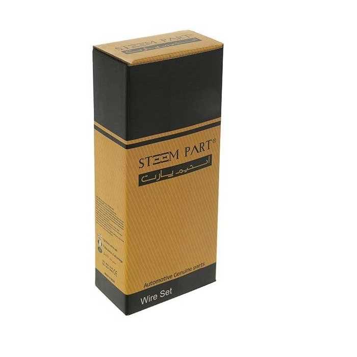 وایر شمع خودرو استیم پارت مدل سیلیکونی مناسب برای کوییک مجموعه 4 عددی