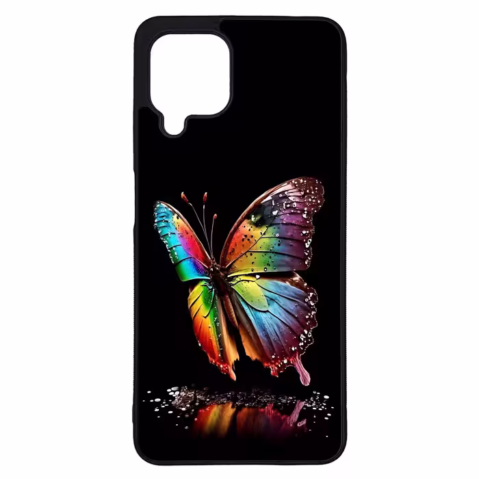 کاور طرح پروانه کد G-038 مناسب برای گوشی موبایل سامسونگ Galaxy A22 4G | دیجی قاب دونی