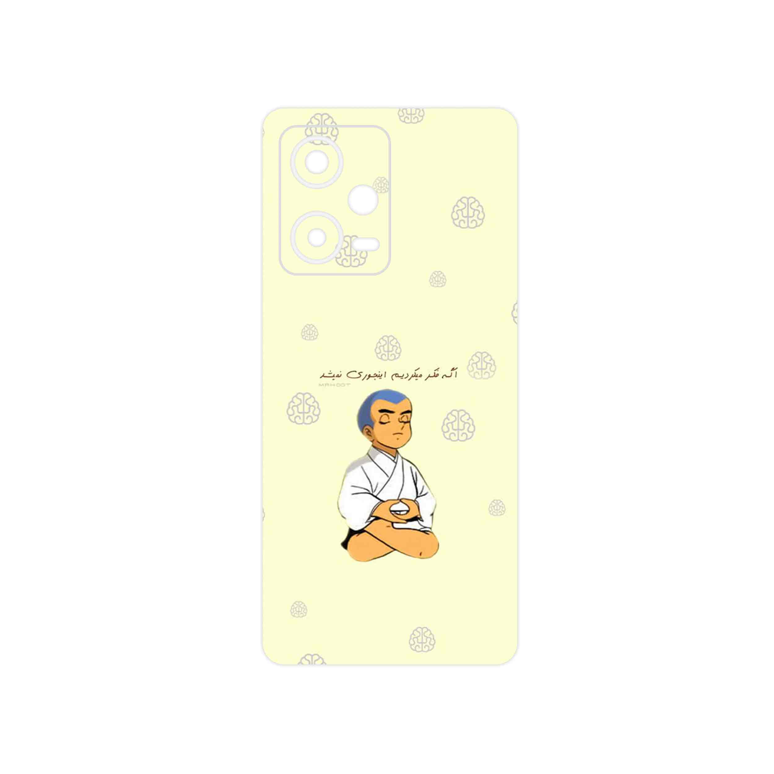 برچسب پوششی ماهوت مدل Ikkyu-san مناسب برای گوشی موبایل شیائومی Redmi Note 12 Pro