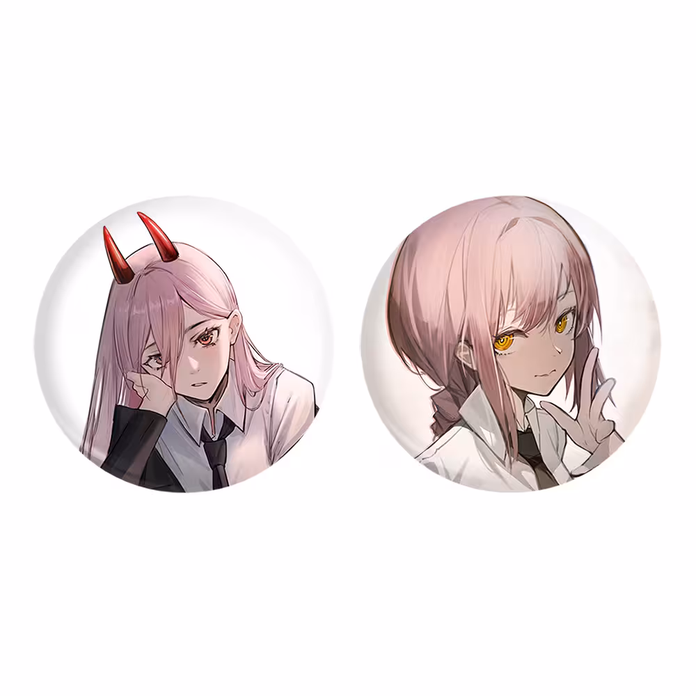 پیکسل خندالو مدل ماکیما و پاور انیمه مرد اره ای کد 1784917852 مجموعه 2 عددی