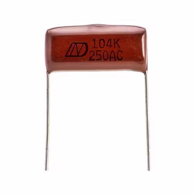 خازن پلی استر 100 نانو فاراد مدل 104j AC بسته 5 عددی