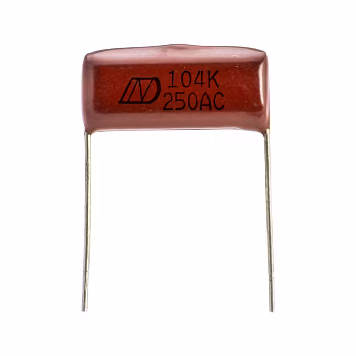 خازن پلی استر 100 نانو فاراد مدل 104j AC بسته 5 عددی